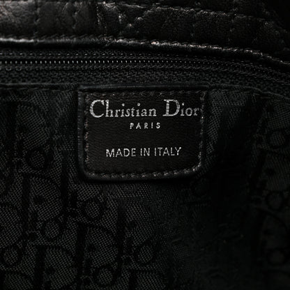 Christian Dior Lambskin Cannage Large Dior Soft Shopping Tote Black 7 of 22