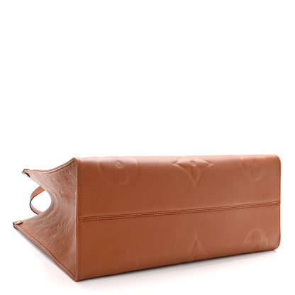 Louis Vuitton Empreinte Monogram Giant Onthego GM Cognac 4 of 13