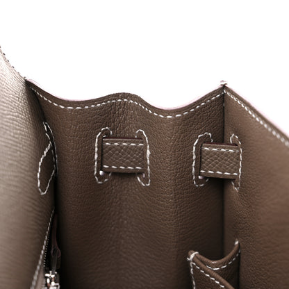 Hermes Epsom Kelly Sellier 25 Etoupe 16 of 38