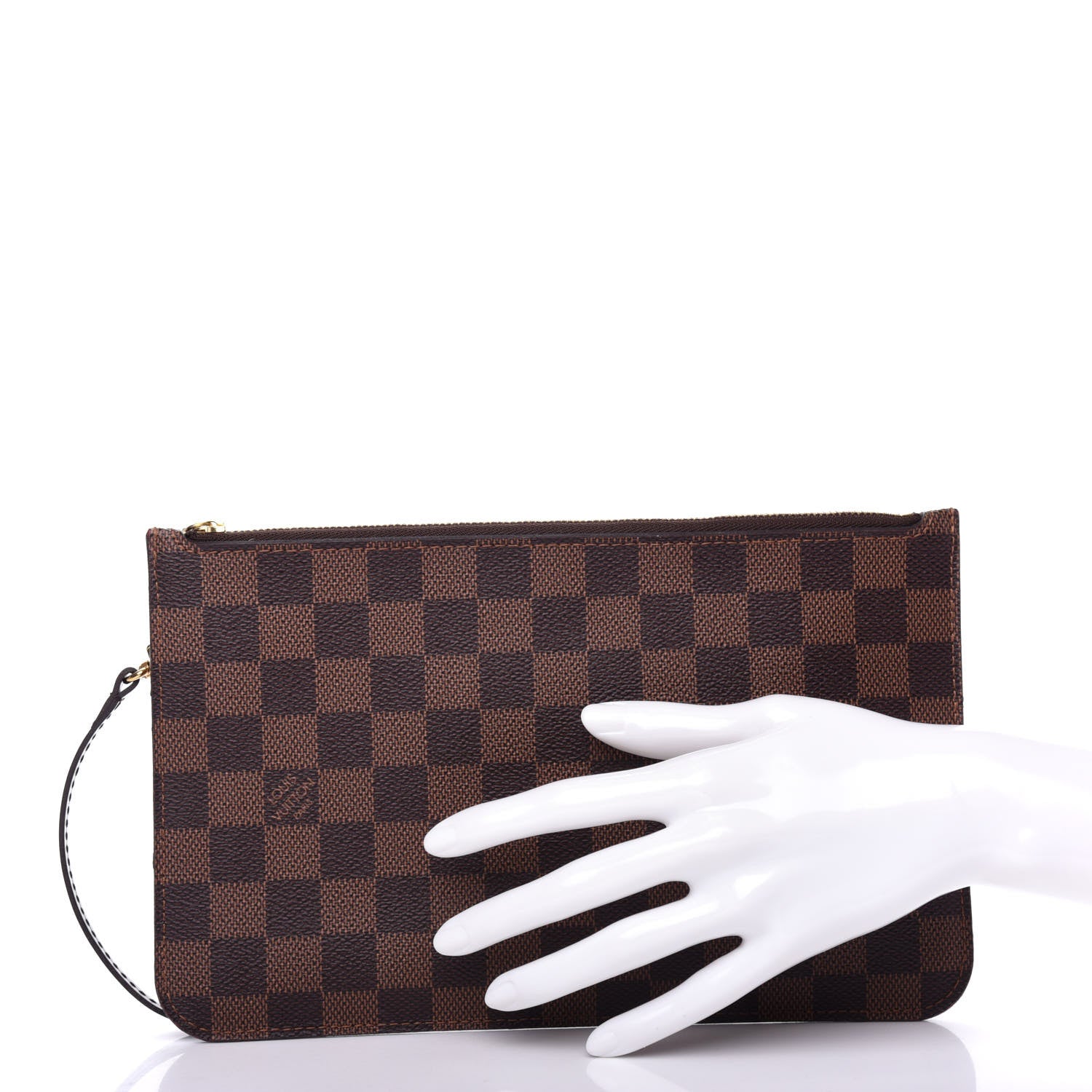 Louis Vuitton Damier Ebene Neverfull MM GM Pochette 2 of 8