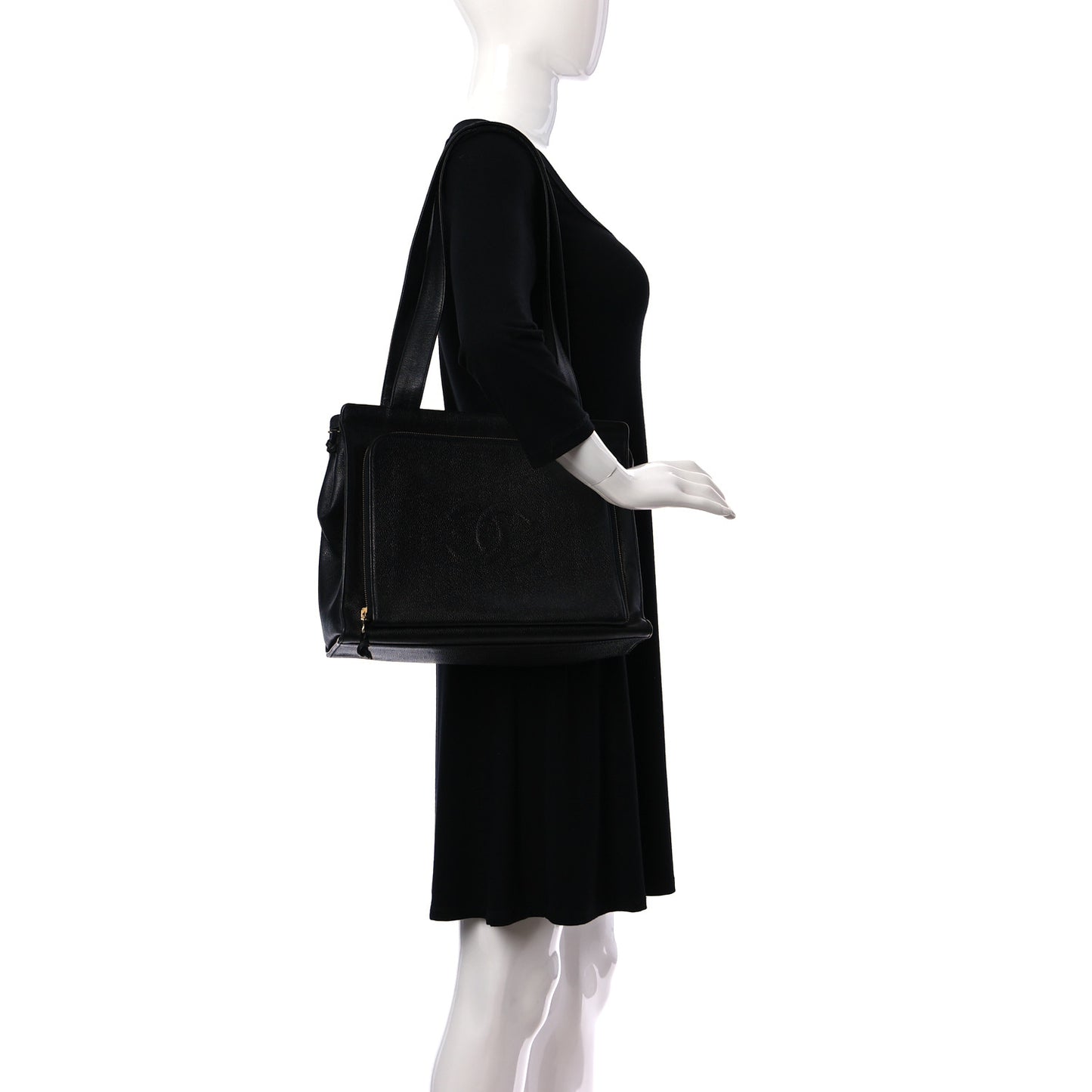 Caviar CC Tote Black