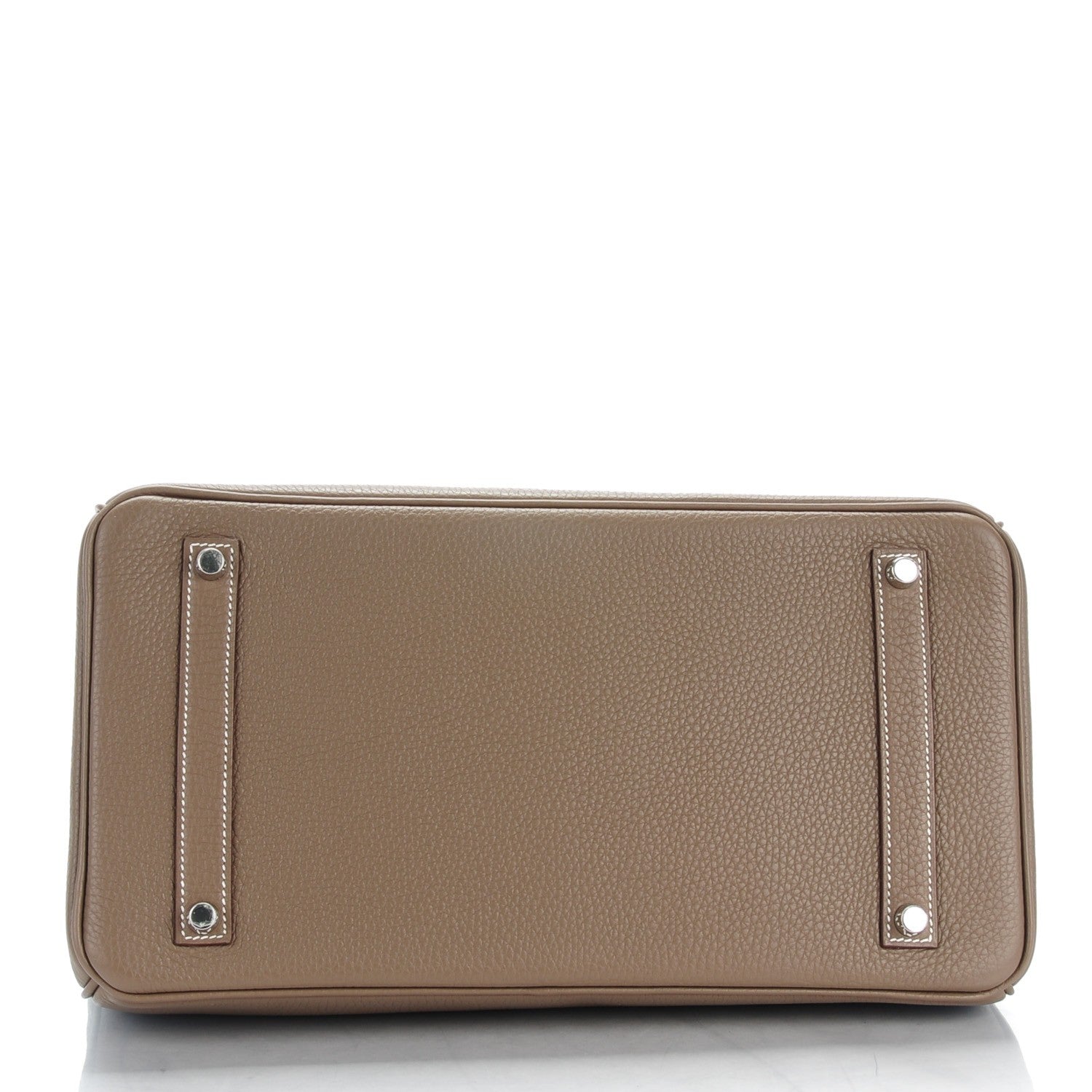 Hermes Taurillon Clemence Birkin 35 Etoupe 6 of 25