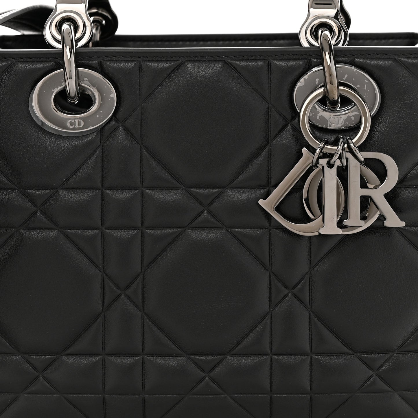 Calfskin Cannage Small The Lady 95.22 Black