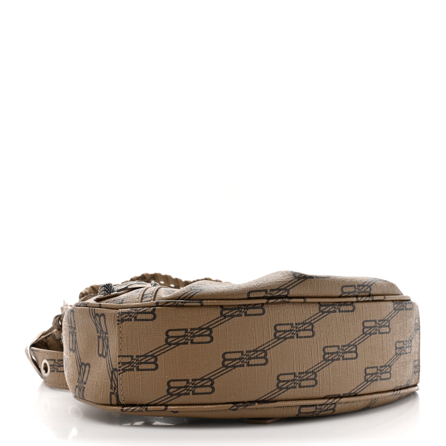 Balenciaga Coated Canvas BB Monogram Le Cagole Shoulder Bag XS Beige Brown 4 of 10