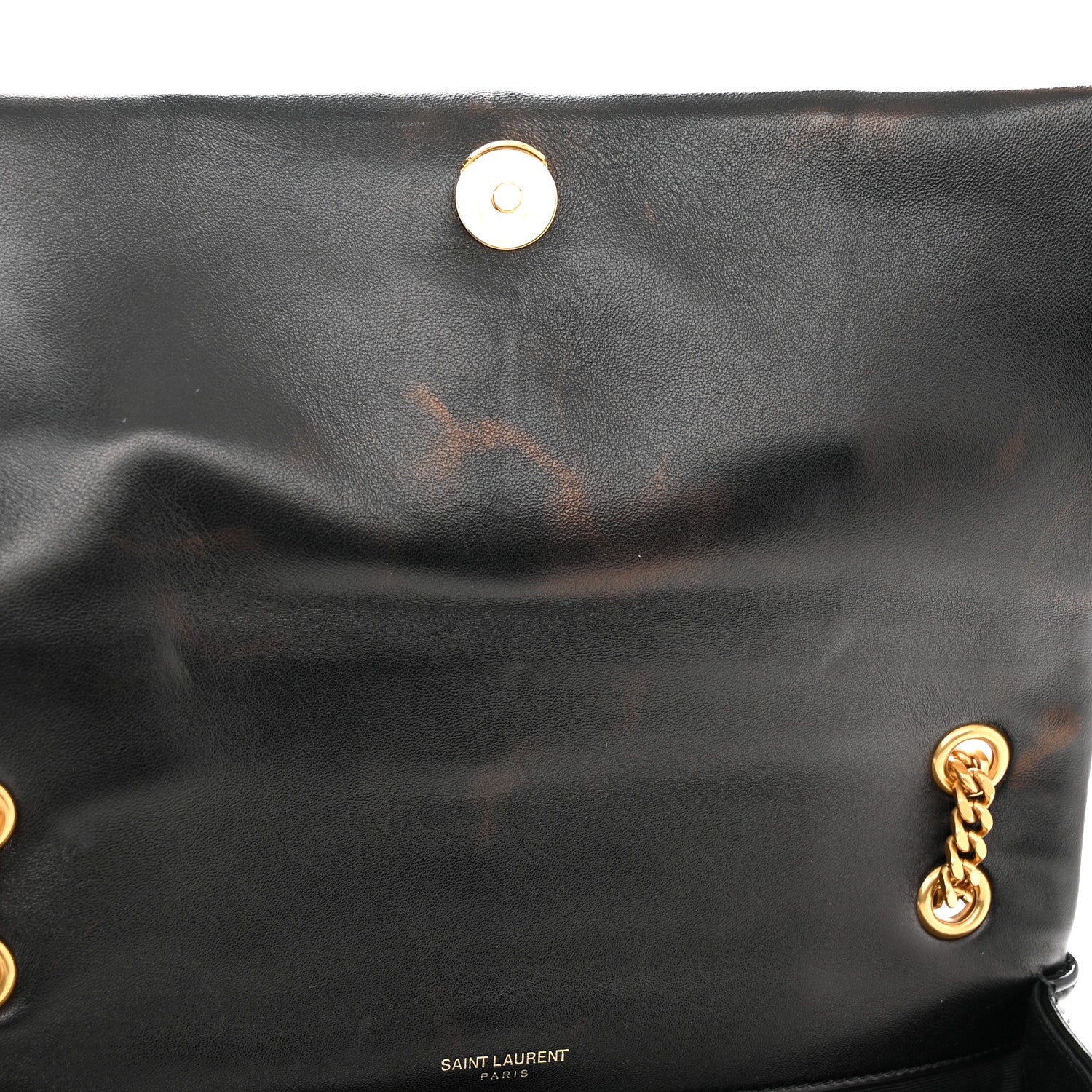 Saint Laurent Patent Patchwork Monogram Medium Jamie Black 12 of 12