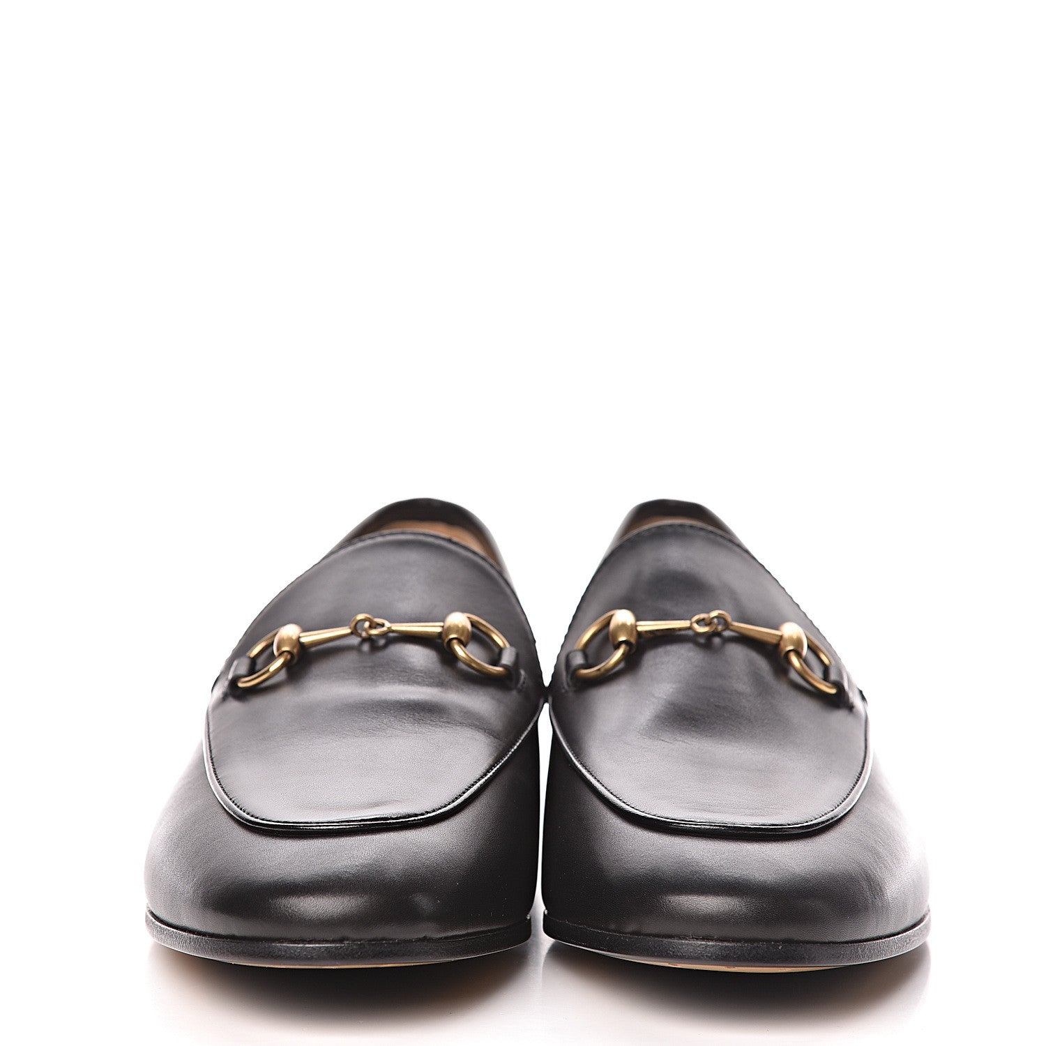 Gucci Calfskin Womens Jordaan Loafers 39 Black 2 of 9