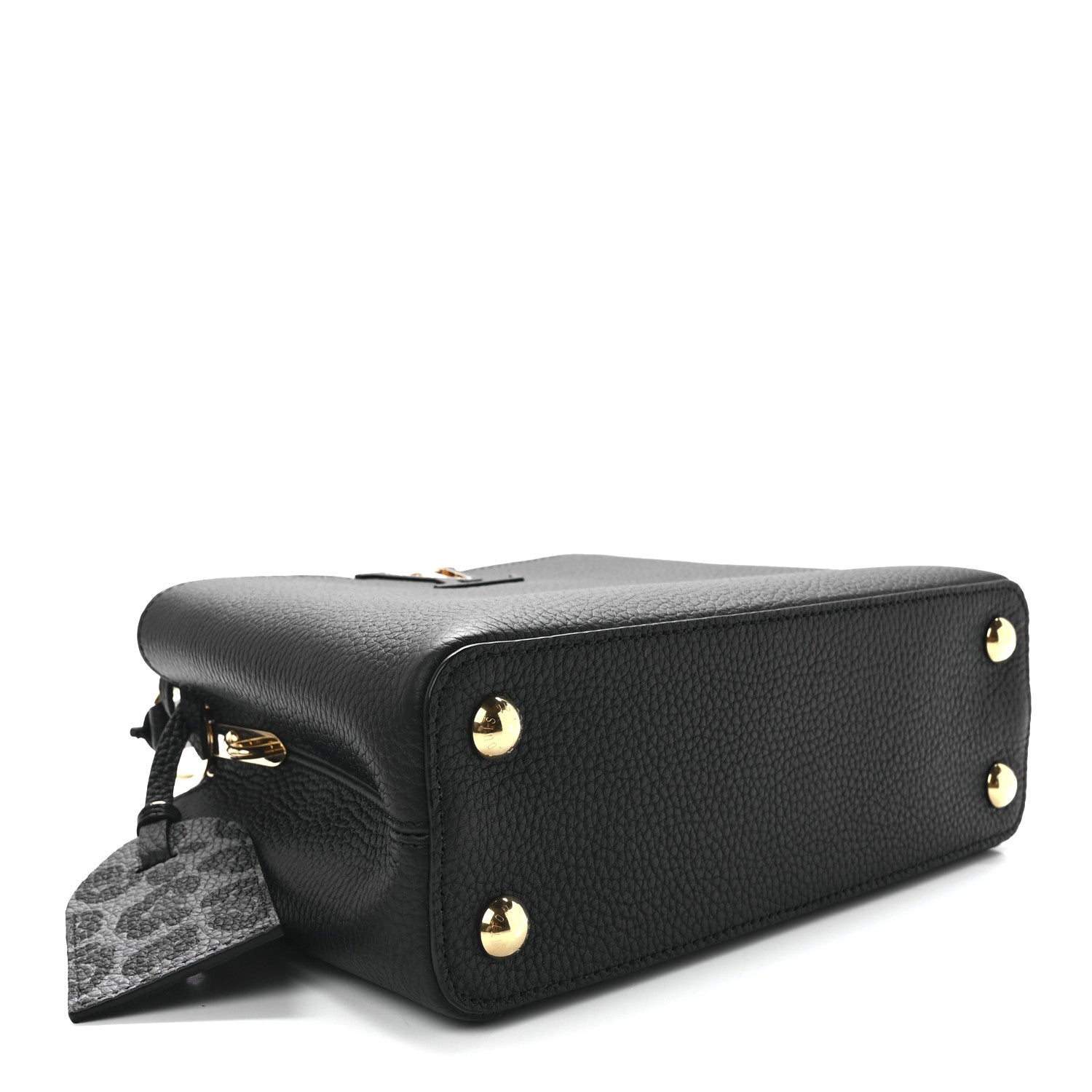 Louis Vuitton Taurillon Capucines Leopard BB Black 4 of 10
