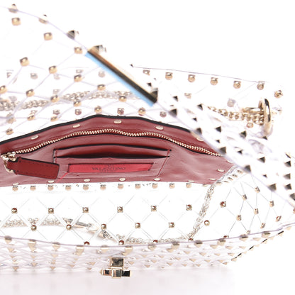 Valentino Garavani PVC Medium Rockstud Spike Shoulder Bag 5 of 8