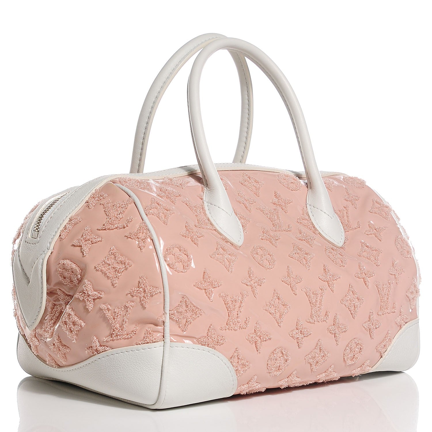 Louis Vuitton Monogram Bouclettes Speedy Round Rose 3 of 7