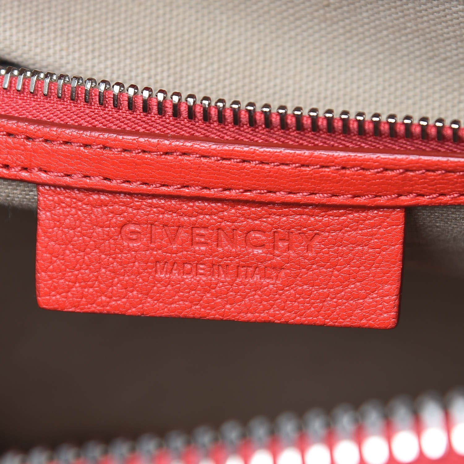 Givenchy Sugar Goatskin Medium Antigona Red 6 of 9