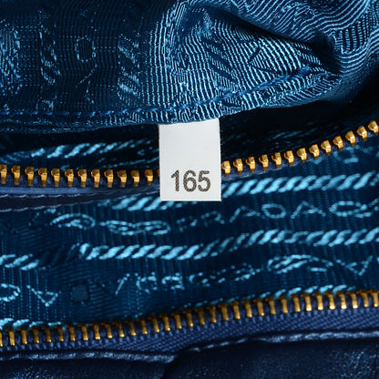 Prada Nappa Mordore Clutch Denim 7 of 9