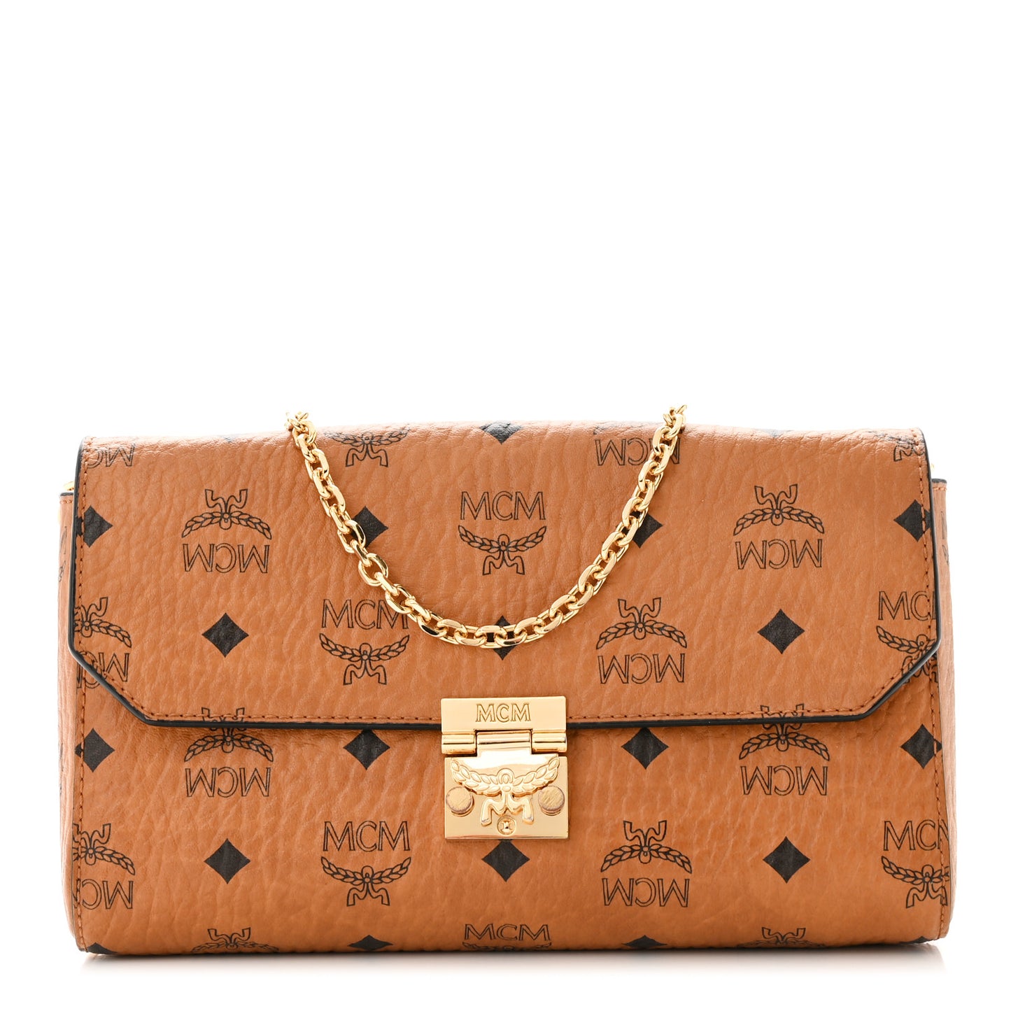 Visetos Small Millie Crossbody Bag Cognac