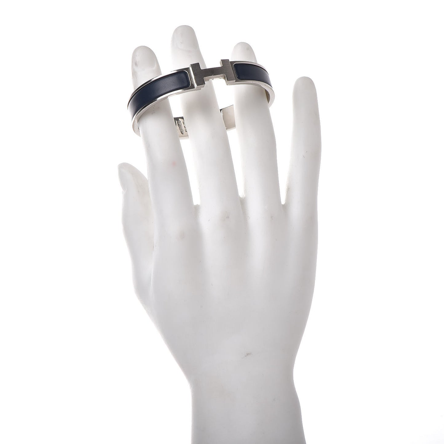 Matte Enamel Narrow Clic Clac HH Bracelet GM Bleu Nuit
