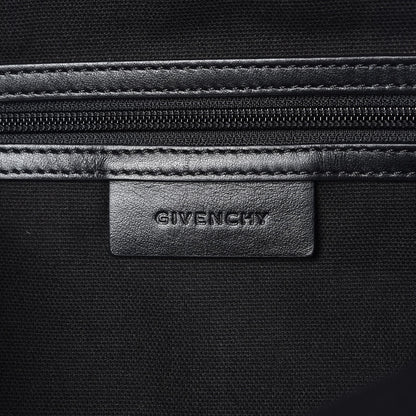 Givenchy Smooth Calfskin Graffiti Paint Logo Backpack Black 6 of 8