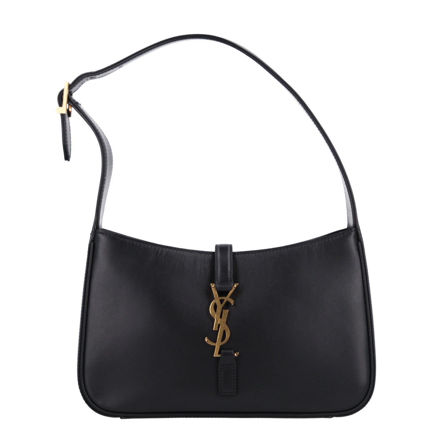 Saint Laurent Smooth Calfskin Le 5 A 7 Hobo Black 1 of 10
