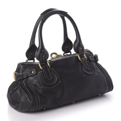 Chloe Calfskin Medium Paddington Satchel Black 3 of 9