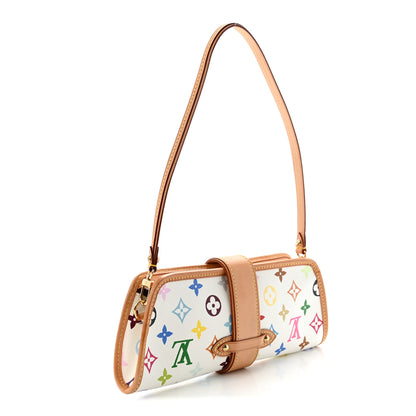 Louis Vuitton Monogram Multicolor Shirley White 3 of 9