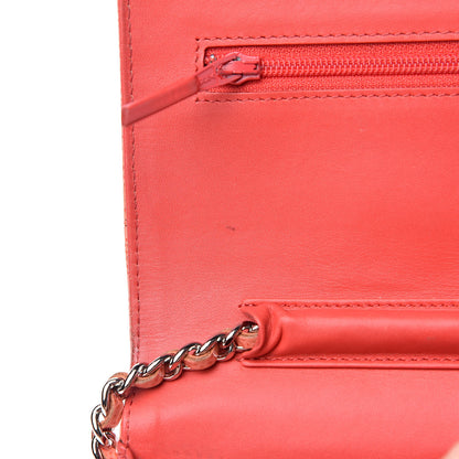 Chanel Caviar Timeless CC Wallet On Chain WOC Pink 23 of 24