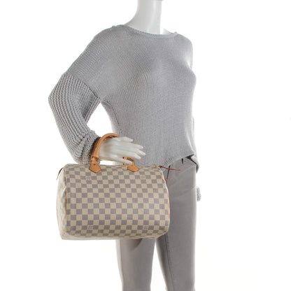 Louis Vuitton Damier Azur Speedy 30 2 of 13