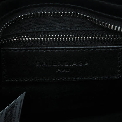 Balenciaga Smooth Calfskin Metallic Patent Giant 12 Silver Hardware Mini City Black Gris 6 of 7