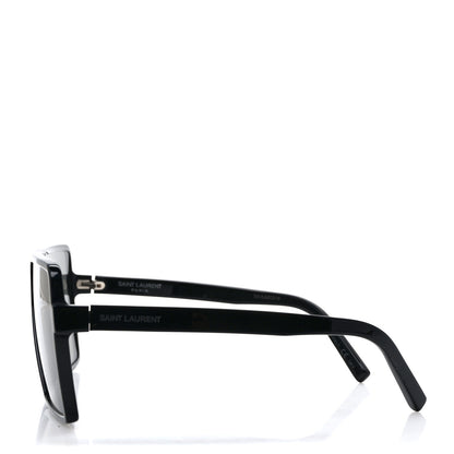 Saint Laurent Acetate Betty Sunglasses SL183 Black 3 of 8