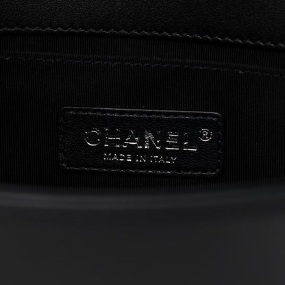 Chanel Lambskin Quilted Medium Boy Flap Black 5 of 9