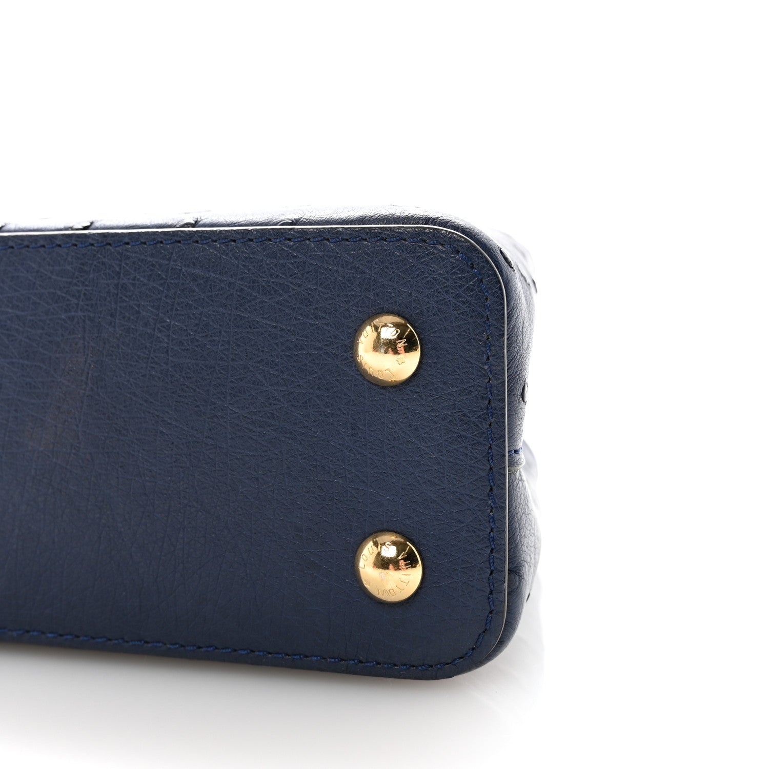 Louis Vuitton Ostrich Capucines Mini Indigo 1826670 – FASHIONPHILE