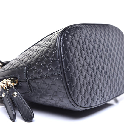Gucci Metallic Microguccissima Mini Dome Bag Blue 6 of 9