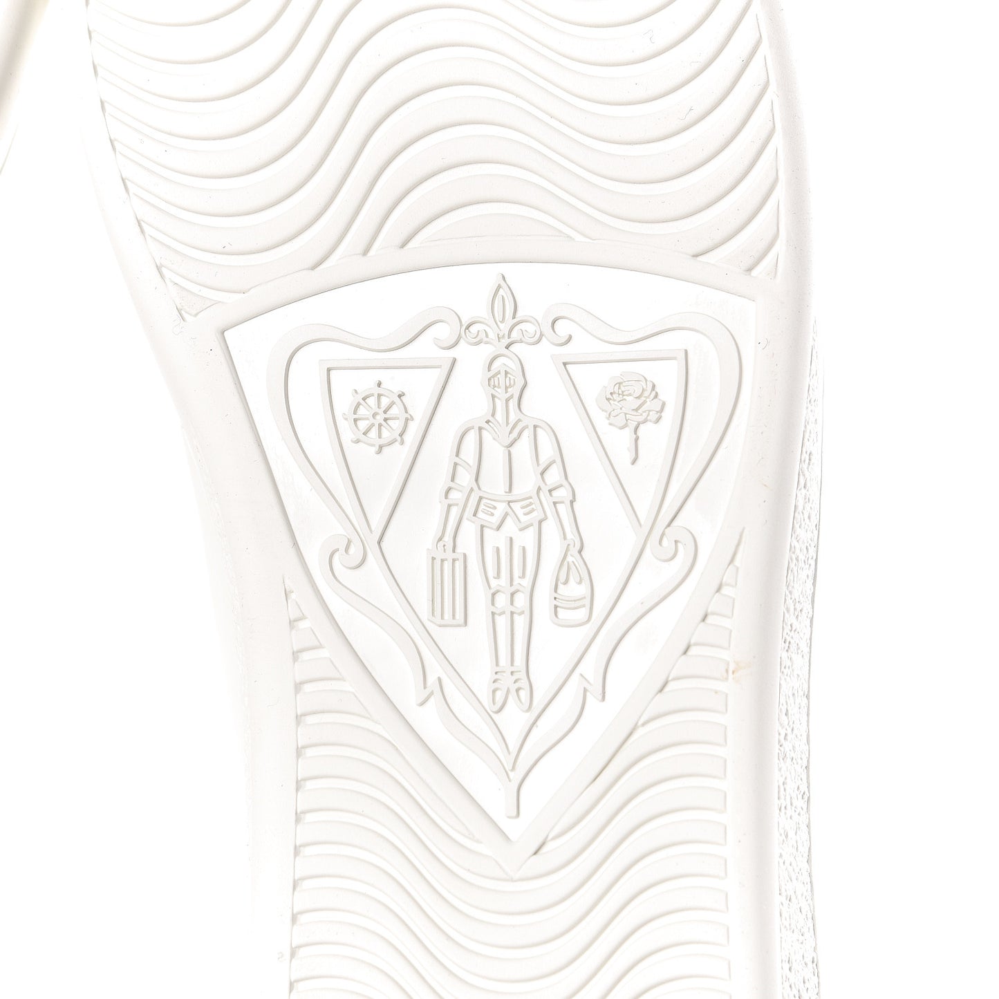 Calfskin Interlocking G Perforated Womens Ace Sneakers 39.5 White Wild Rose