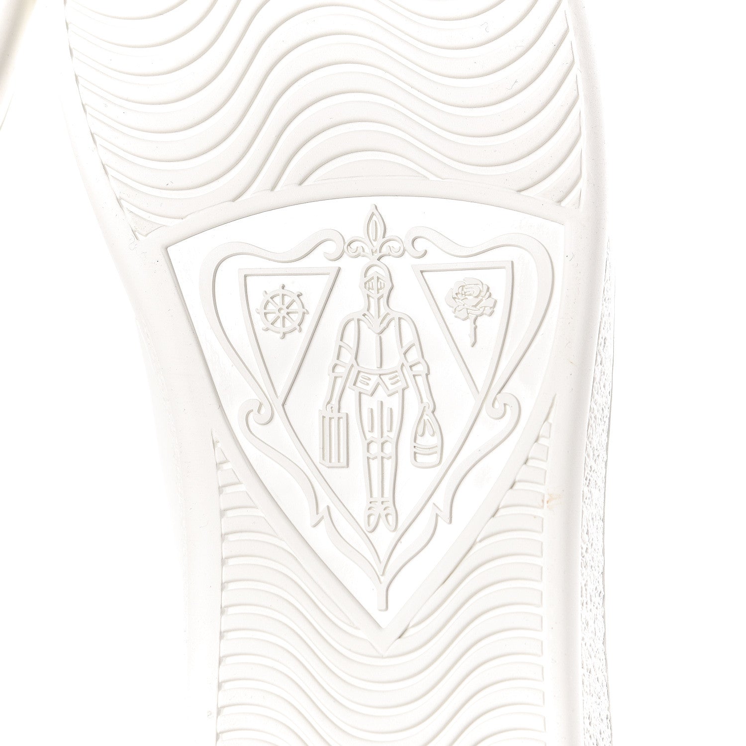 Gucci Calfskin Interlocking G Perforated Womens Ace Sneakers 39.5 White Wild Rose 8 of 11