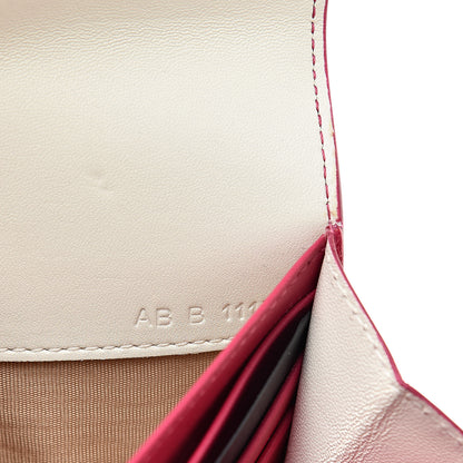 Givenchy Goatskin Pandora Flap Continental Wallet Bright Pink 8 of 11