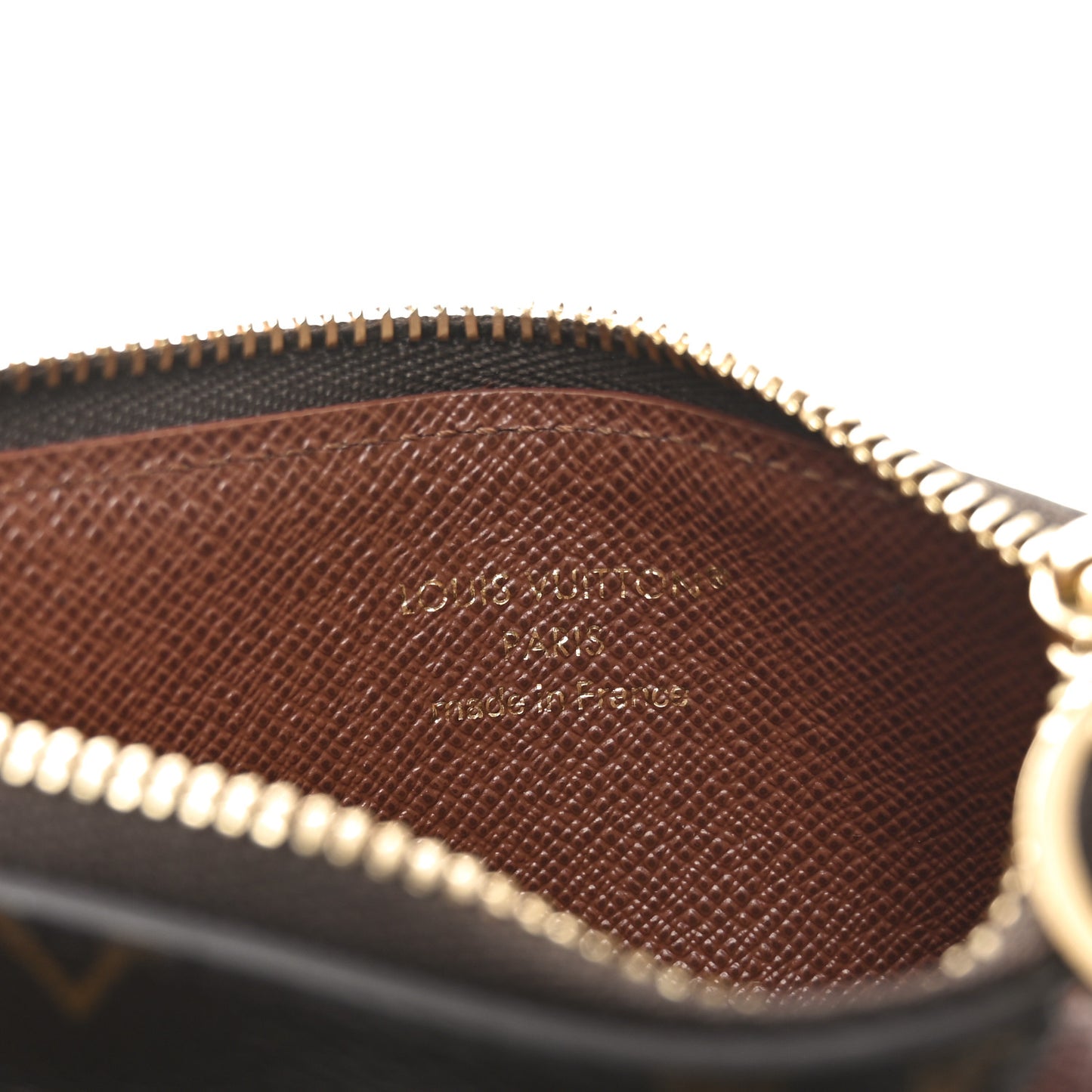 Monogram Zipped Romy Card Holder