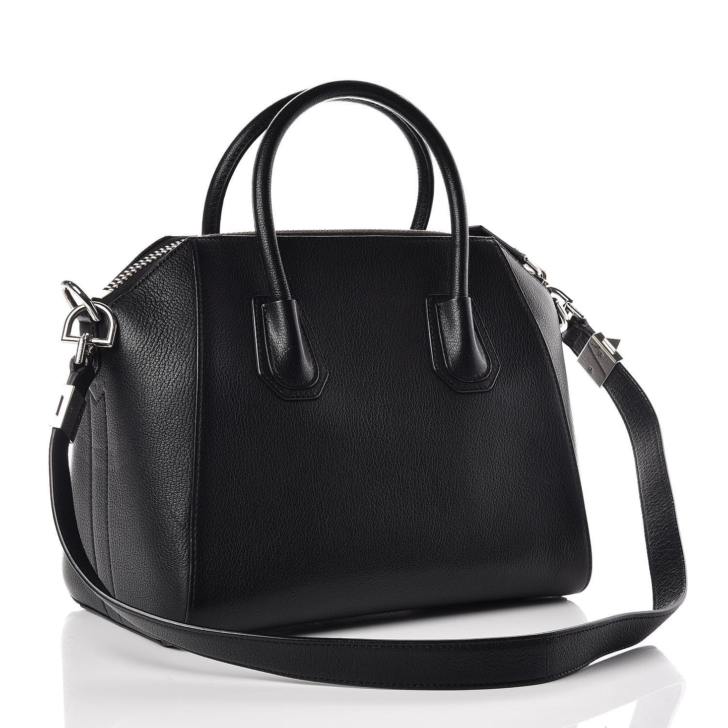 Sugar Goatskin Small Antigona Black