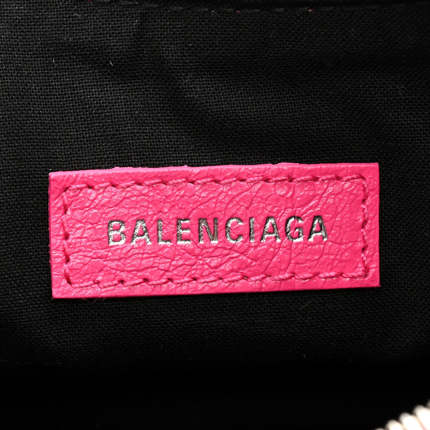 Balenciaga Agneau Arena Le Cagole Shoulder Bag XS Hot Pink 7 of 10