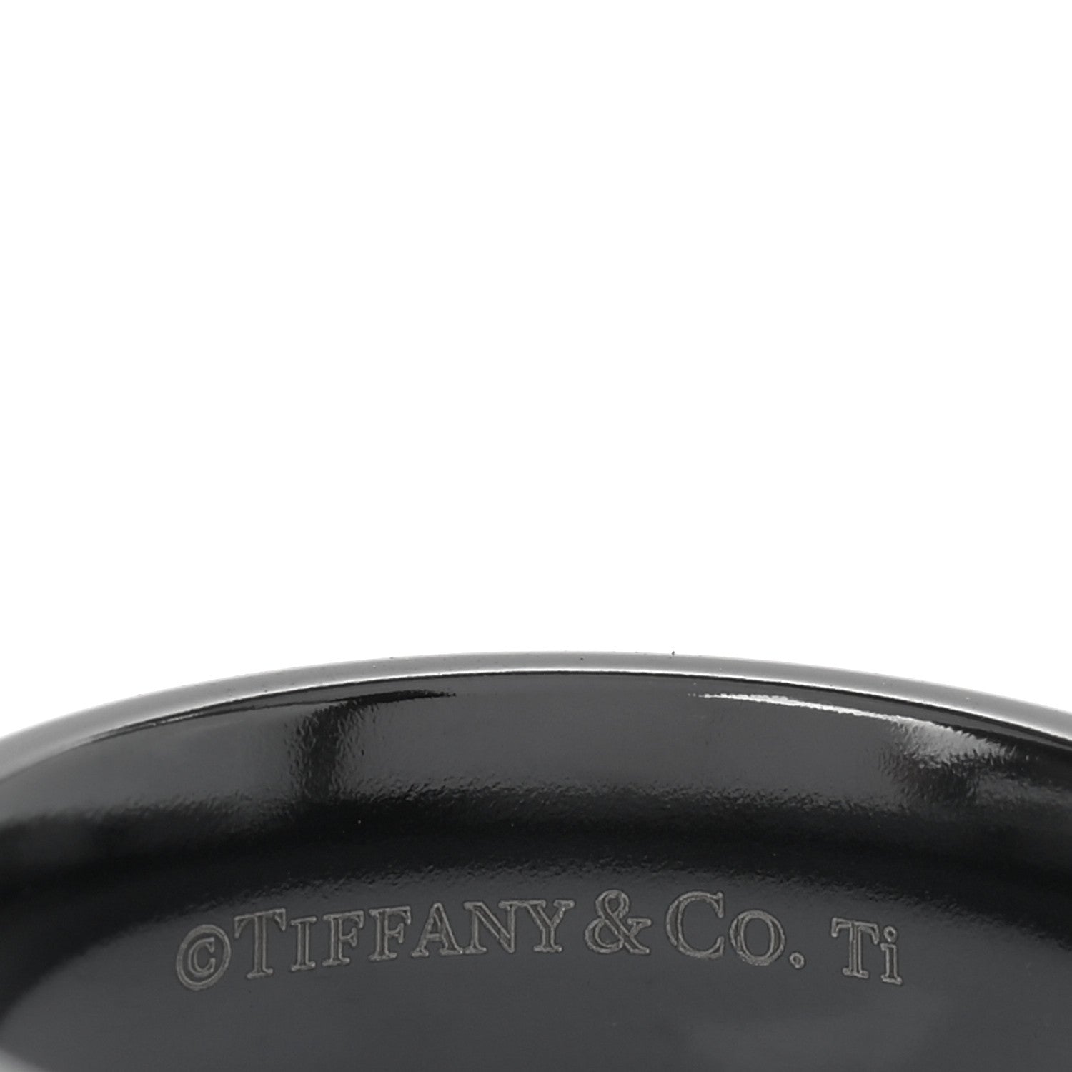 Tiffany Titanium 1837 Band Ring 62 10 4 of 5