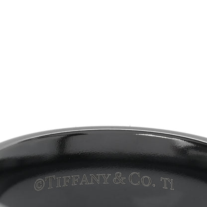 Tiffany Titanium 1837 Band Ring 62 10 4 of 5