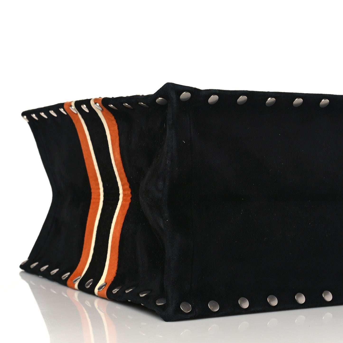 Suede Large La Terre Earth Book Tote Black