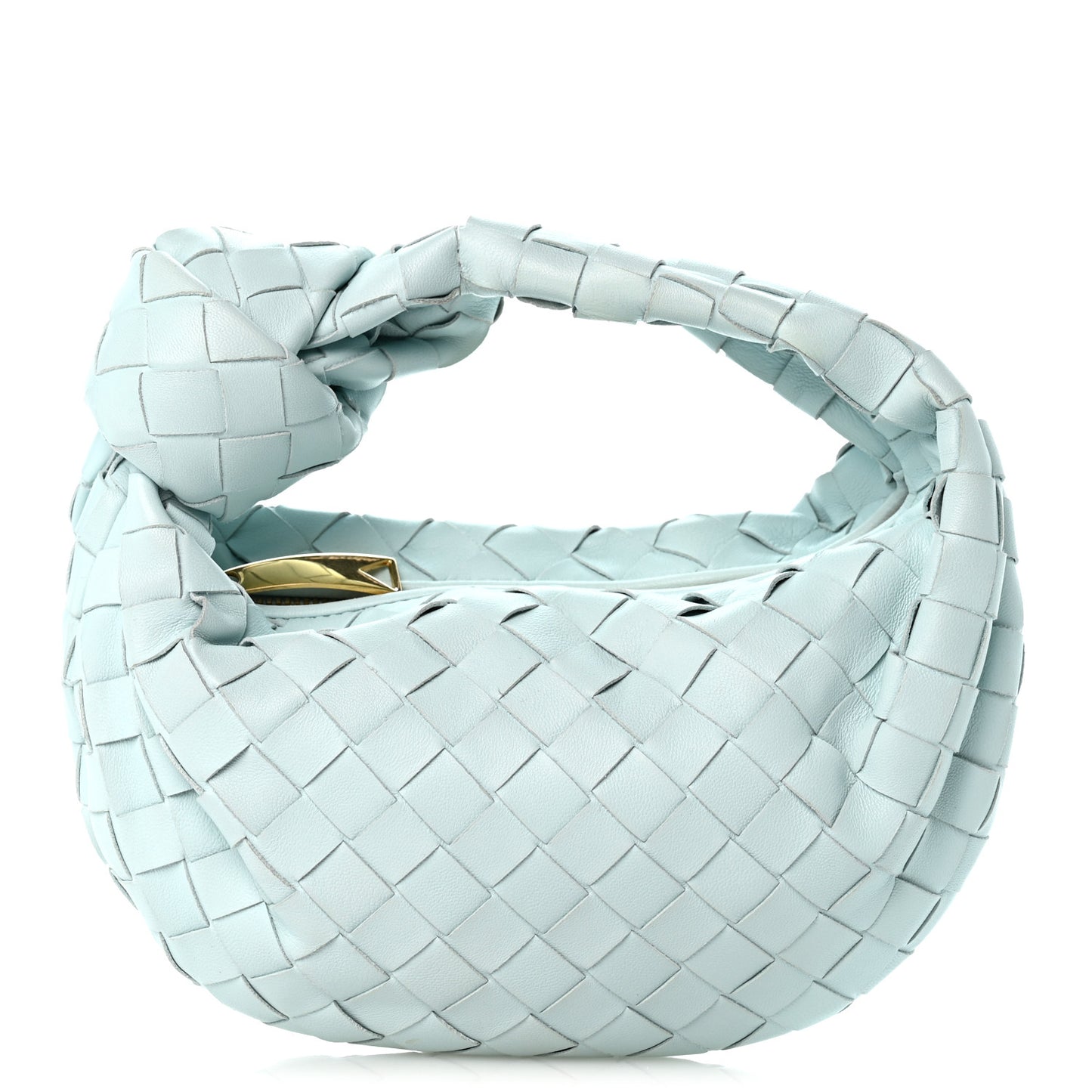 Nappa Intrecciato Mini Jodie Pale Blue
