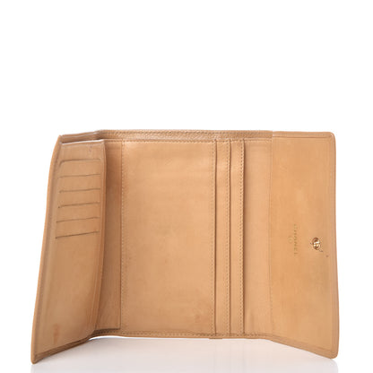 Chanel Caviar CC Timeless Flap Wallet Beige 5 of 12
