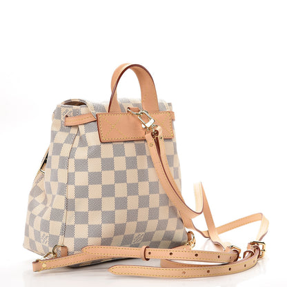 Louis Vuitton Damier Azur Sperone BB Backpack 2 of 8