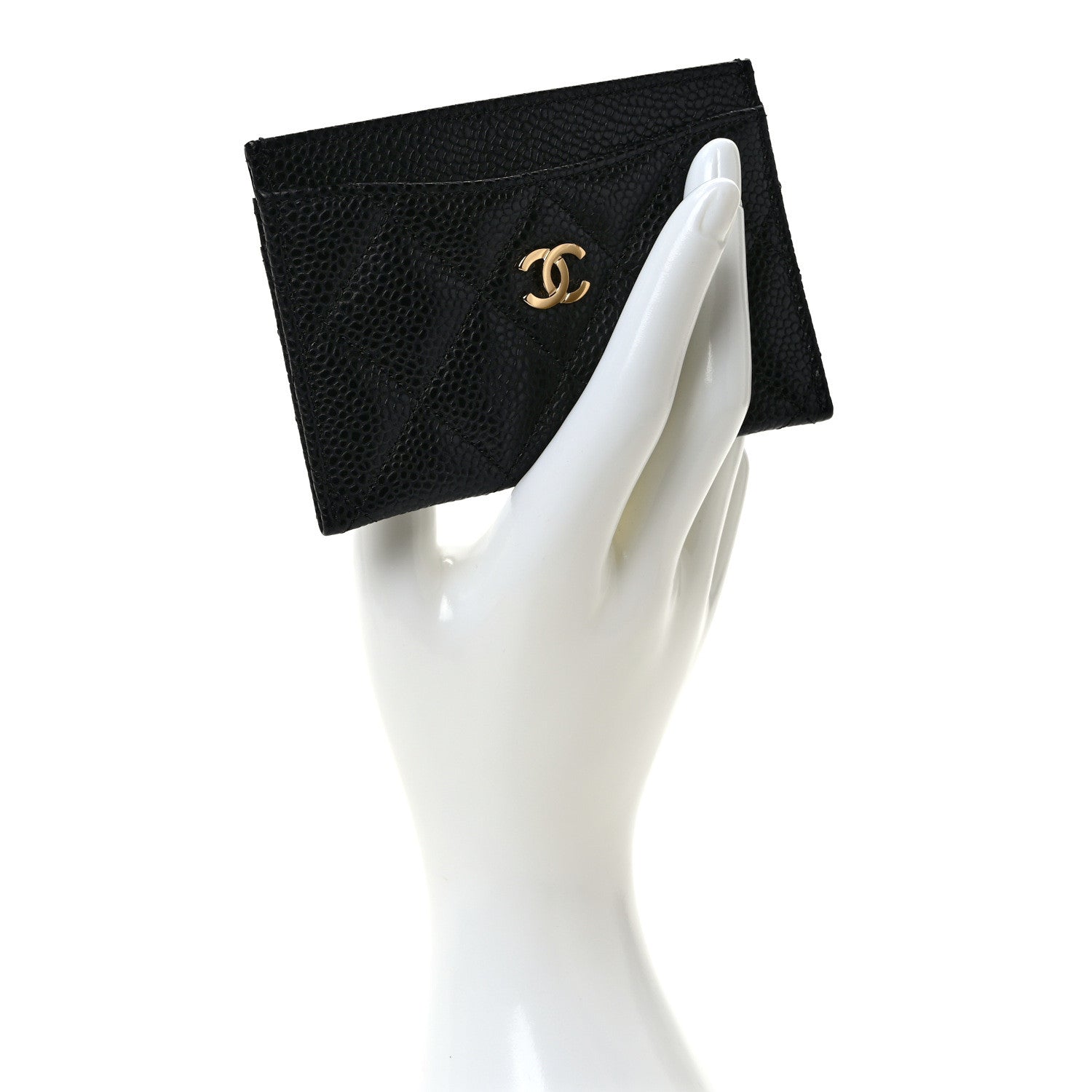 Chanel Caviar Quilted Card Holder Black 2 of 7