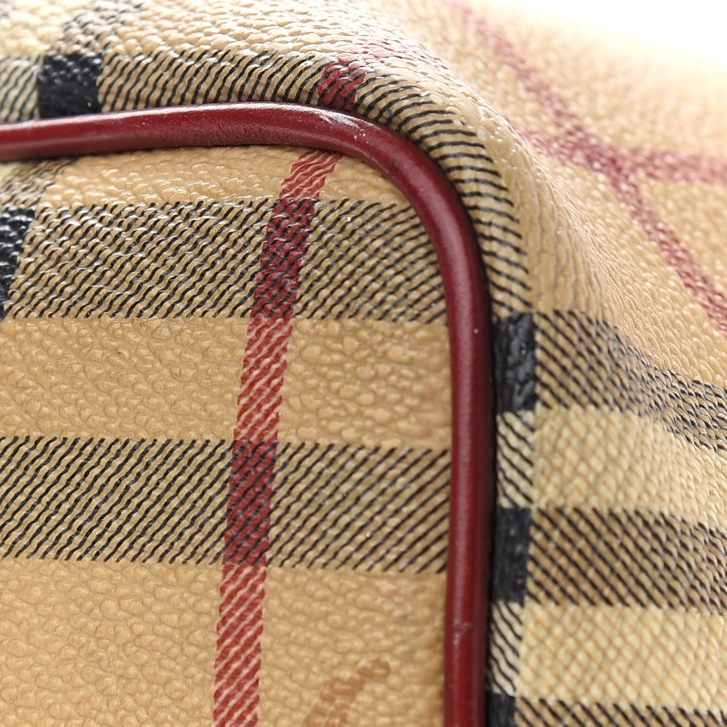 Haymarket Check Tote Red