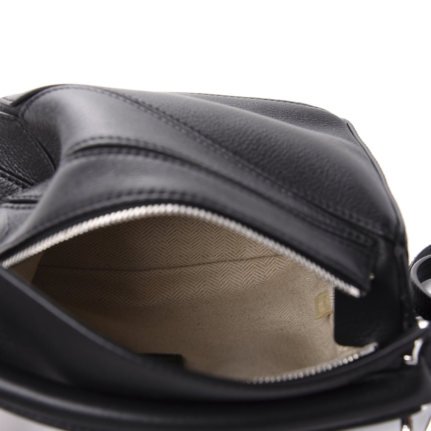 Calfskin Mini Puzzle Bag Black