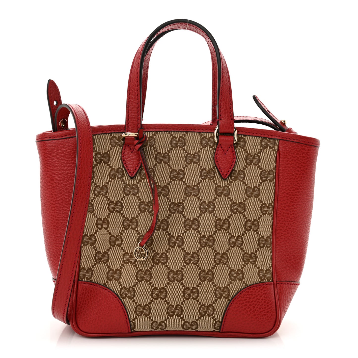 Monogram Small Bree Tote Red
