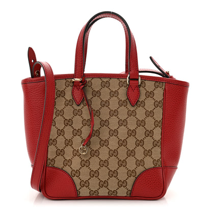 Gucci Monogram Small Bree Tote Red 1 of 10