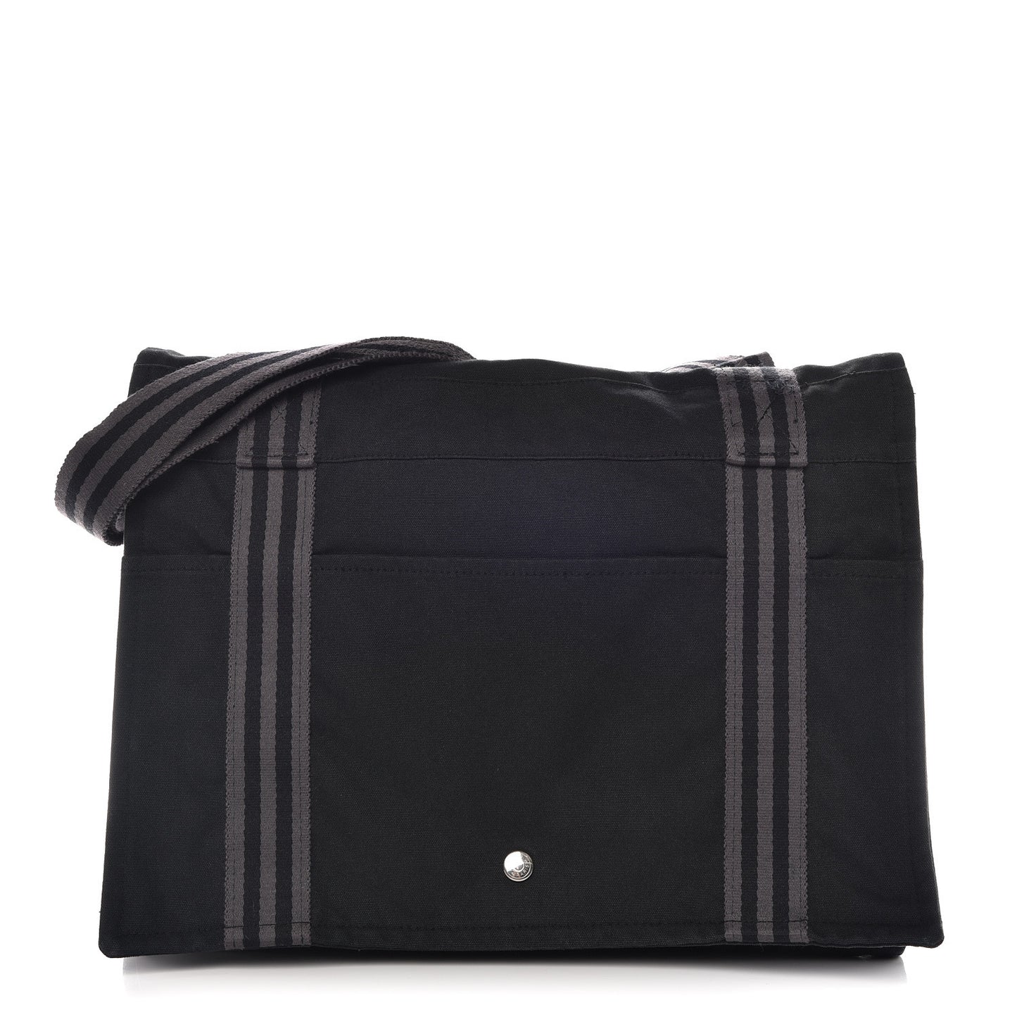 Canvas Herline Messenger Bag Black