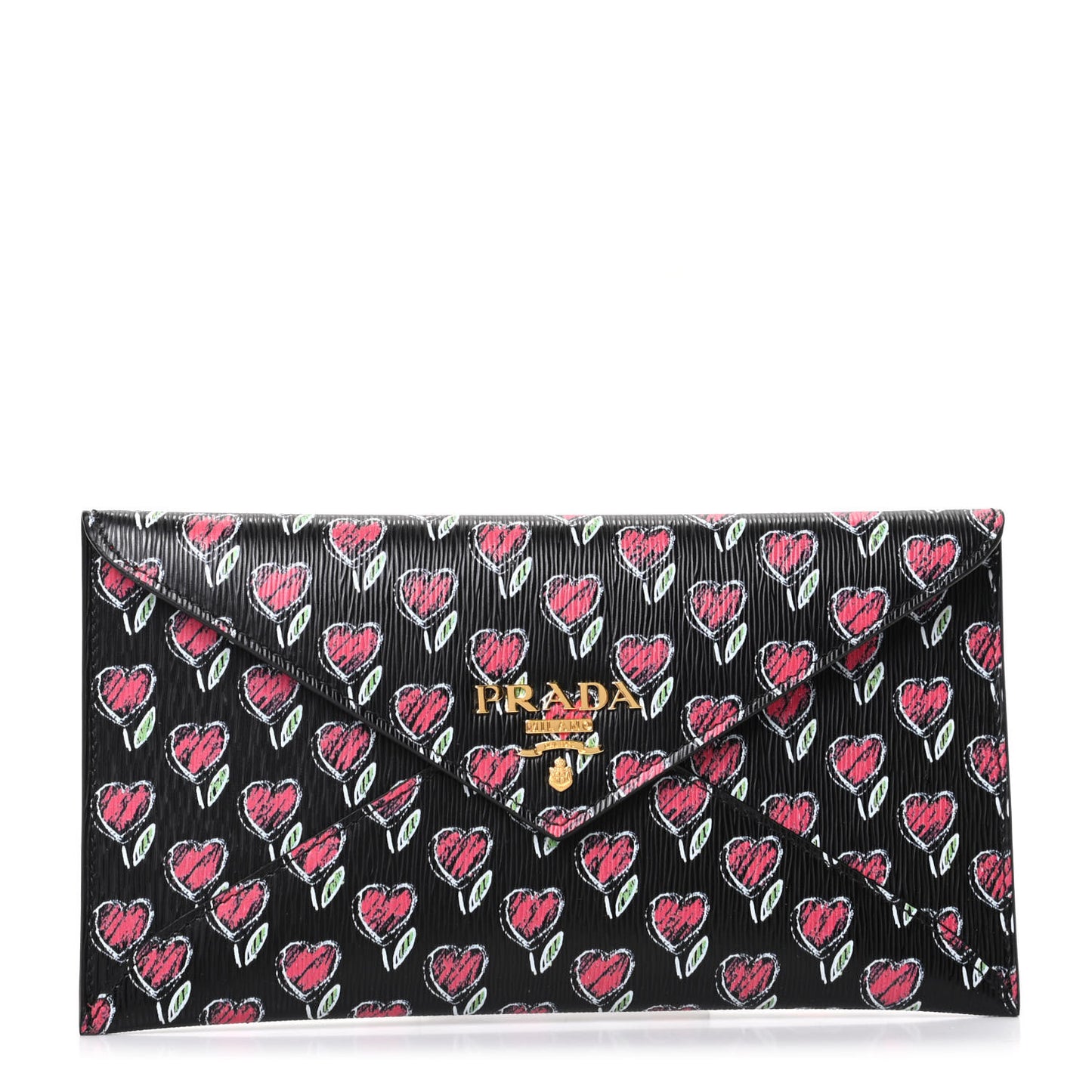Vitello Move Love Envelope Wallet Black