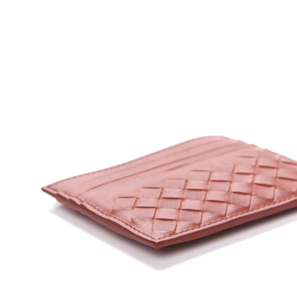 Bottega Veneta Nappa Intrecciato VN Card Case Rust 6 of 9