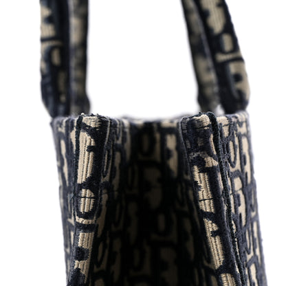 Christian Dior Oblique Large Book Tote Blue Multicolor 14 of 14