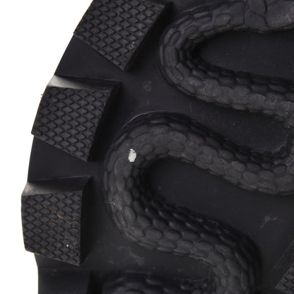 Gucci Tweed GG Monogram Lace Up Combat Ankle Boots 37.5 Black 7 of 10